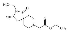 2,8-Diazaspiro[4.5]decane-8-acetic acid, 2-ethyl-1,3-dioxo-, ethyl ester_96785-74-9
