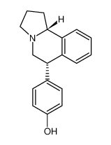 4-((6S,10bR)-1,2,3,5,6,10b-hexahydropyrrolo[2,1-a]isoquinolin-6-yl)phenol_96786-72-0