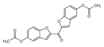Methanone, bis[5-(acetyloxy)-2-benzofuranyl]-_96796-29-1