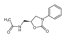(S)-N-((3-phenyl-2-oxo-5-oxazolidinyl)methyl)acetamide_96800-17-8