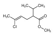 (Z)-5-Chloro-2-isopropyl-hex-4-enoic acid methyl ester_96802-20-9