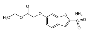 6-((ethoxycarbonyl)methoxy)benzo(b)thiophene-2-sulfonamide_96803-75-7