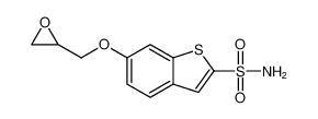 Benzo[b]thiophene-2-sulfonamide, 6-(oxiranylmethoxy)-_96803-80-4