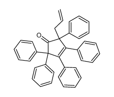 5-Allyl-2,2,3,4,5-pentaphenyl-cyclopenten-(3)-on-(1)_96810-58-1