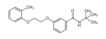 Benzamide, N-(1,1-dimethylethyl)-3-[2-(2-methylphenoxy)ethoxy]-_96815-14-4