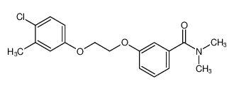 Benzamide, 3-[2-(4-chloro-3-methylphenoxy)ethoxy]-N,N-dimethyl-_96815-58-6