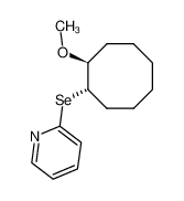 2-((1S,2S)-2-Methoxy-cyclooctylselanyl)-pyridine_96818-30-3
