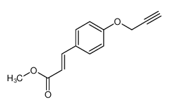 (E)-methyl 3-(4-(prop-2-ynyloxy)phenyl)acrylate_96821-10-2