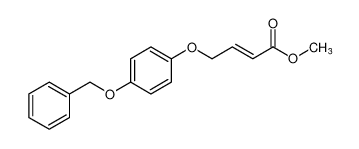 2-Butenoic acid, 4-[4-(phenylmethoxy)phenoxy]-, methyl ester, (E)-_96821-41-9
