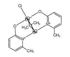 {chlorobis(acetato)bis(6-methyl-2-hydroxypyridinato)diruthenium}(1-)_96825-42-2