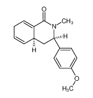 3,4,4a,7-tetrahydro-3-(4-methoxyphenyl)-2-methylisoquinolin-1(2H)-one_96828-52-3