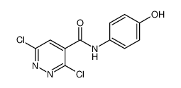 4-Pyridazinecarboxamide, 3,6-dichloro-N-(4-hydroxyphenyl)-_96831-06-0