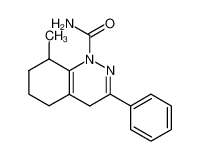 8-Methyl-3-phenyl-5,6,7,8-tetrahydro-4H-cinnoline-1-carboxylic acid amide_96835-76-6