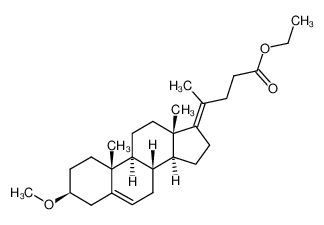 ethyl ester of 3β-methoxy-chol-5,17(20)-(E)-diene-24-acid_96837-96-6