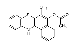 5-acetoxy-6-methyl-12H-benzo[a]phenothiazine_96839-68-8