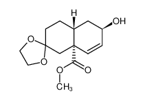 (3β,4aβ,8aα)-3,4,4a,5,6,7,8,8a-octahydro-8aβ-carbomethoxy-7,7-ethylenedioxy-3α-hydroxynaphthalene_96844-56-3