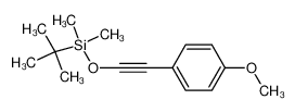tert-Butyl-(4-methoxy-phenylethynyloxy)-dimethyl-silane_96845-75-9