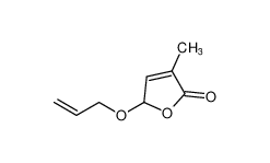 2(5H)-Furanone, 3-methyl-5-(2-propenyloxy)-_96849-96-6