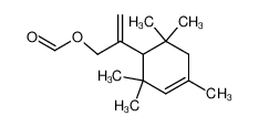 rac-(2-(2,2,4,6,6-Pentamethyl-3-cyclohexenyl)-2-propen-1-yl)format_96850-45-2