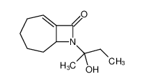 8-Azabicyclo[5.2.0]non-1-en-9-one, 8-(1-hydroxy-1-methylpropyl)-_96850-70-3
