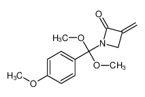 2-Azetidinone, 1-[dimethoxy(4-methoxyphenyl)methyl]-3-methylene-_96850-83-8