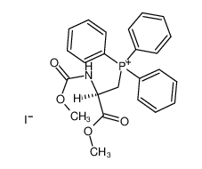 (R)-(2-(Methoxycarbonyl)-2-((methoxycarbonyl)amino)ethyl)triphenylphosphonium Iodide_96854-27-2