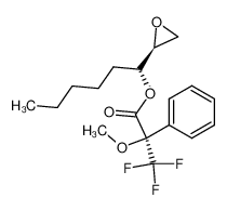 (R)-3,3,3-Trifluoro-2-methoxy-2-phenyl-propionic acid (R)-(S)-1-oxiranyl-hexyl ester_96856-97-2