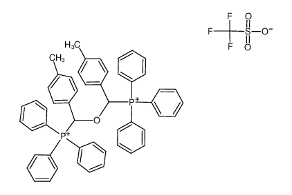 oxybis((4-methylphenyl)(triphenylphosphonio)methane) trifluormethanesulfonate_96859-77-7
