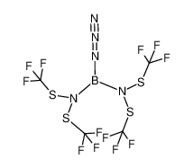 azidobis{bis(trifluoromethylthio)amino}borane_96862-98-5