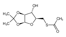 5-S-acetyl-1,2-O-isopropylidene-5-thio-β-D-arabinofuranose_96863-33-1