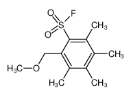 2-Methoxymethyl-3,4,5,6-tetramethyl-benzenesulfonyl fluoride_96863-40-0