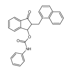 1-Phenylcarbamoyloxy-2-(naphthyl-(1)-methyl)-indanon-(3)_96869-14-6