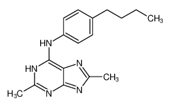 1H-Purin-6-amine, N-(4-butylphenyl)-2,8-dimethyl-_96883-30-6