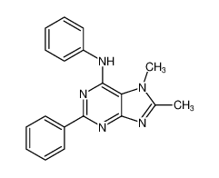 7H-Purin-6-amine, 7,8-dimethyl-N,2-diphenyl-_96883-38-4