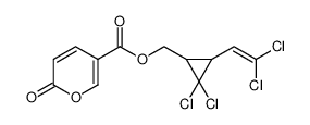 (2,2-dichloro-3-(2,2-dichlorovinyl)cyclopropyl)methyl 2-oxo-2H-pyran-5-carboxylate_96885-06-2