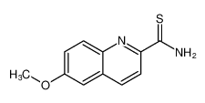 2-Quinolinecarbothioamide, 6-methoxy-_96898-31-6