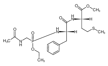 methyl ((acetamidomethyl)(ethoxy)phosphoryl)-L-phenylalanyl-L-methioninate_96914-80-6