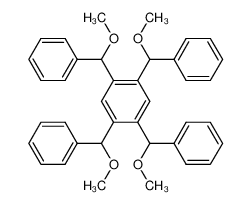 1,2,4,5-Tetrakis-(α-methoxy-benzyl)-benzol_96931-97-4