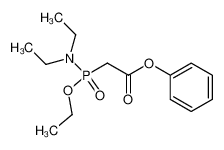 (O-Aethyl-diaethylamid-phosphono)-essigsaeure-phenylester_96933-91-4