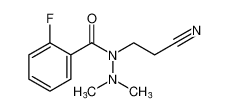 Benzoic acid, 2-fluoro-, 1-(2-cyanoethyl)-2,2-dimethylhydrazide_96934-13-3