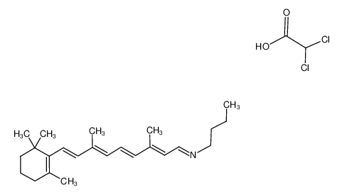 N-butylretinylideneimine dichloroacetate_96949-08-5