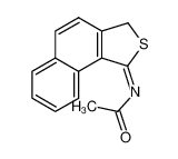1-Acetimino-1.3-dihydro-naphtho(1.2-c)thiophen_96952-65-7