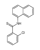 2-Chloro-N-naphthalen-1-yl-thiobenzamide_96963-39-2