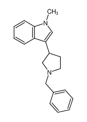 3-(1-benzyl-pyrrolidin-3-yl)-1-methyl-indole_96972-73-5