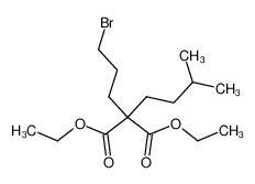 (3-bromo-propyl)-isopentyl-malonic acid diethyl ester_96980-66-4