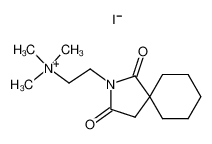 2-(2-Dimethylamino-ethyl)-1,3-dioxo-2-azaspiro(4.5)decan-methoiodid_96982-14-8