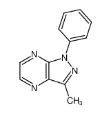 3-methyl-1-phenylpyrazolo(3,4-b)pyrazine_96982-37-5