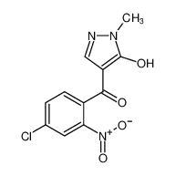 (4-chloro-2-nitrophenyl)(5-hydroxy-1-methyl-1H-pyrazol-4-yl)methanone_96992-37-9