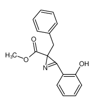 methyl 2-benzyl-3-(2-hydroxyphenyl)-2H-azirine-2-carboxylate_96994-32-0