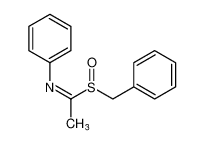 Benzenamine, N-[1-[(phenylmethyl)sulfinyl]ethylidene]-, (Z)-_96995-57-2